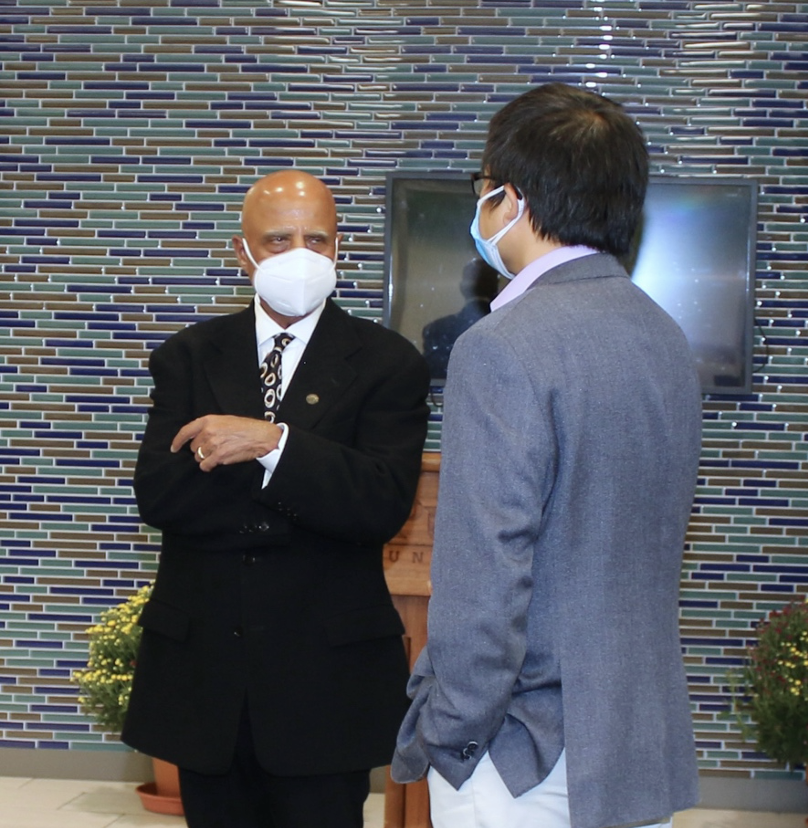 Ravi Talwar catches up with Wenzhou Wu, The Ravi and Eleanor Talwar Rising Star Associate Professor of Industrial Engineering 